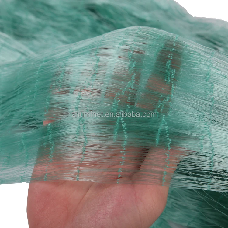 
High tenacity more durable china pa knotless product depth with 10md nylon white multifilament double selvage fishing nets 