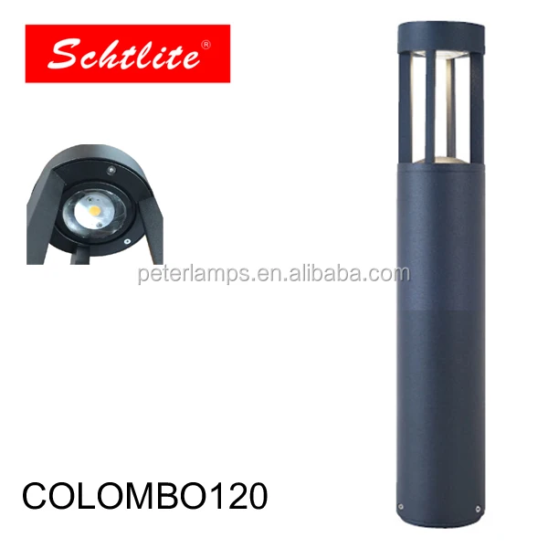 
COLOMBO 7 120mm round outdoor fence garden mini led bollard lights 