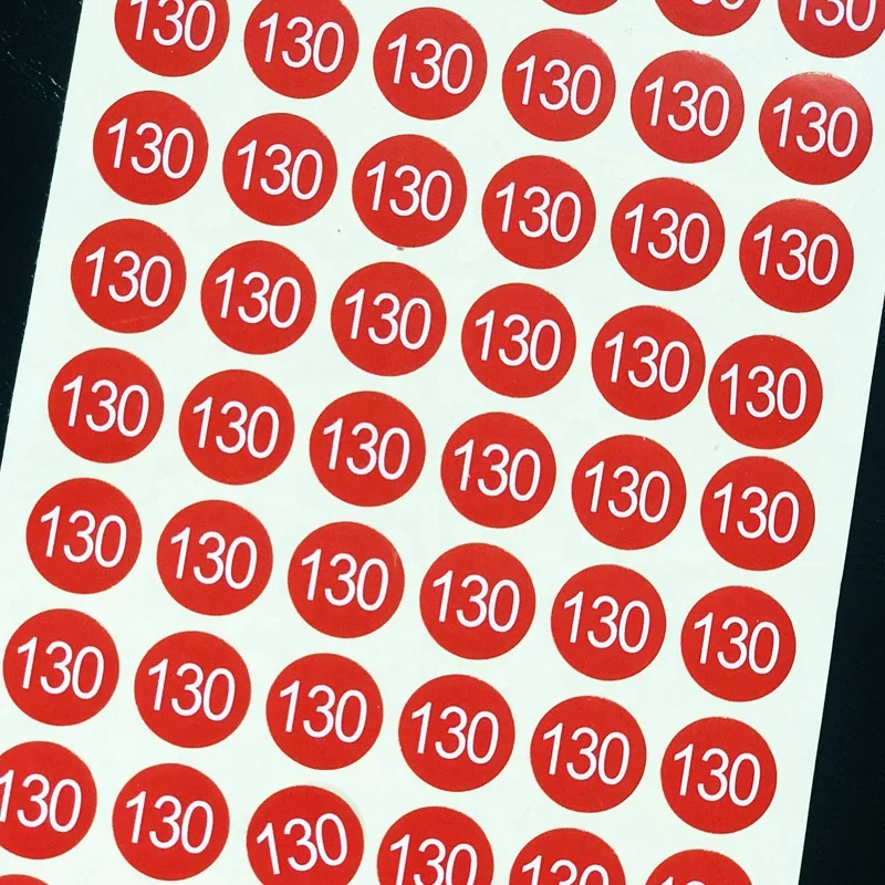 Новые наклейки с цифрами, клейкая бумага, сериализированные наклейки, Мультяшные наклейки с поцелуями, рекламные пользовательские наклейки, лист для журнала, школы, boo