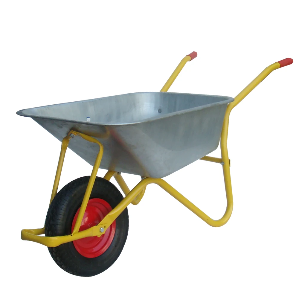 Single wheel 5CBF construction trolley wheel barrow