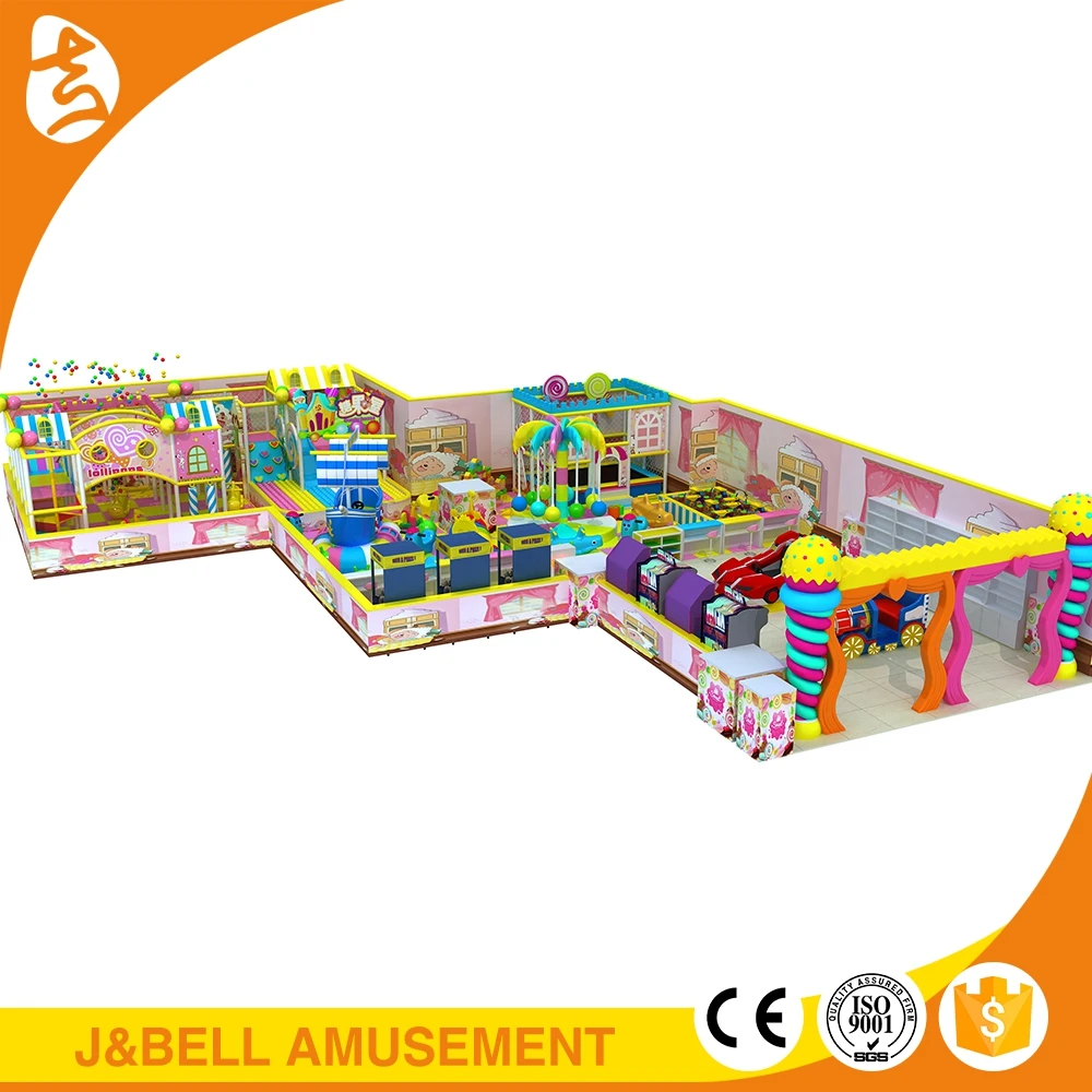 Luxury kids indoor soft playground plastic slides price