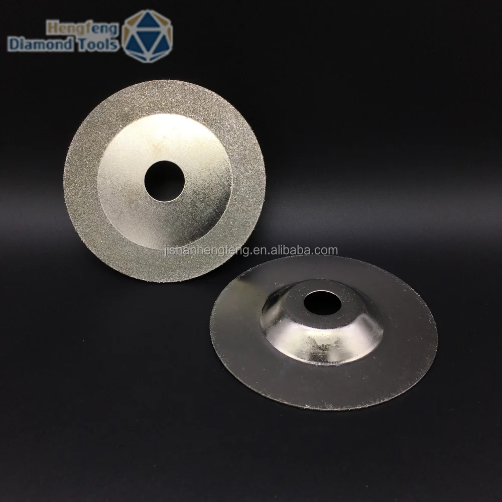 Electroplated cup wheel diamond grinding disc for concrete glass cutter