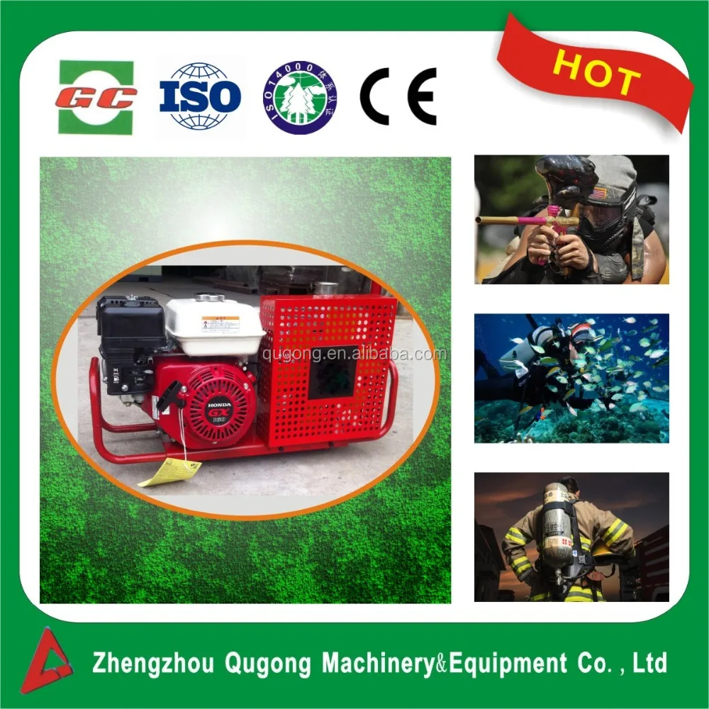 300bar high pressure air compressor, 300bar scuba diving gasoline Air Compressor