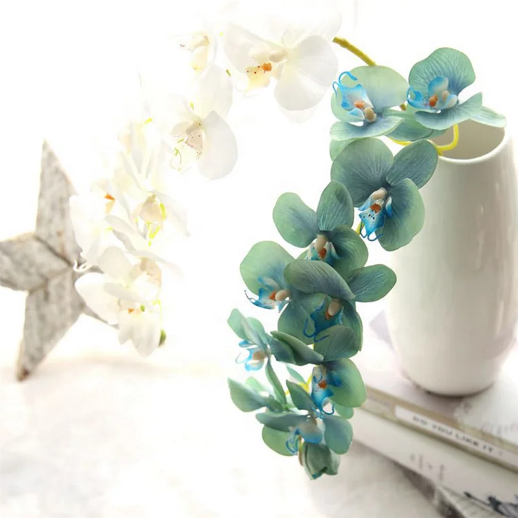 Wholesale home decoration Wedding fake flowers simulation latex orchid artificial flower
