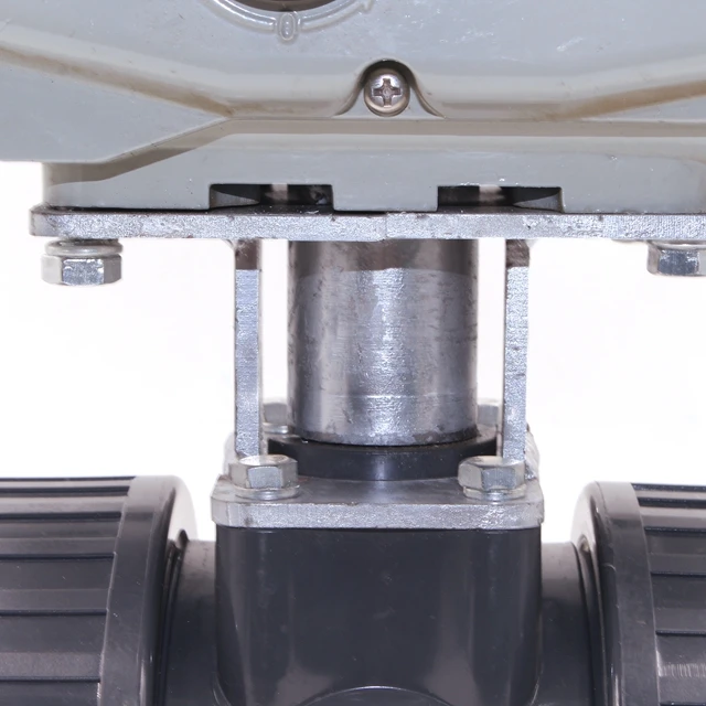Factory supply 50mm electrical motorized actuator pvc plastic ball valve