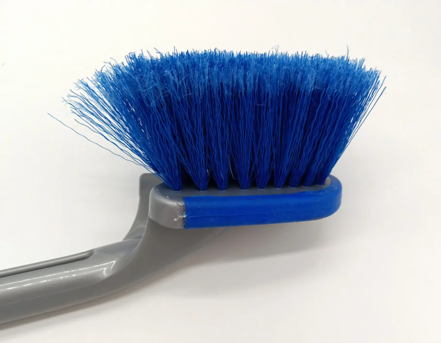 Long Handle Car Wash Wheel Brush / Auto Car Tire Vehicle Wash Broom For Truck Tire Cleaning