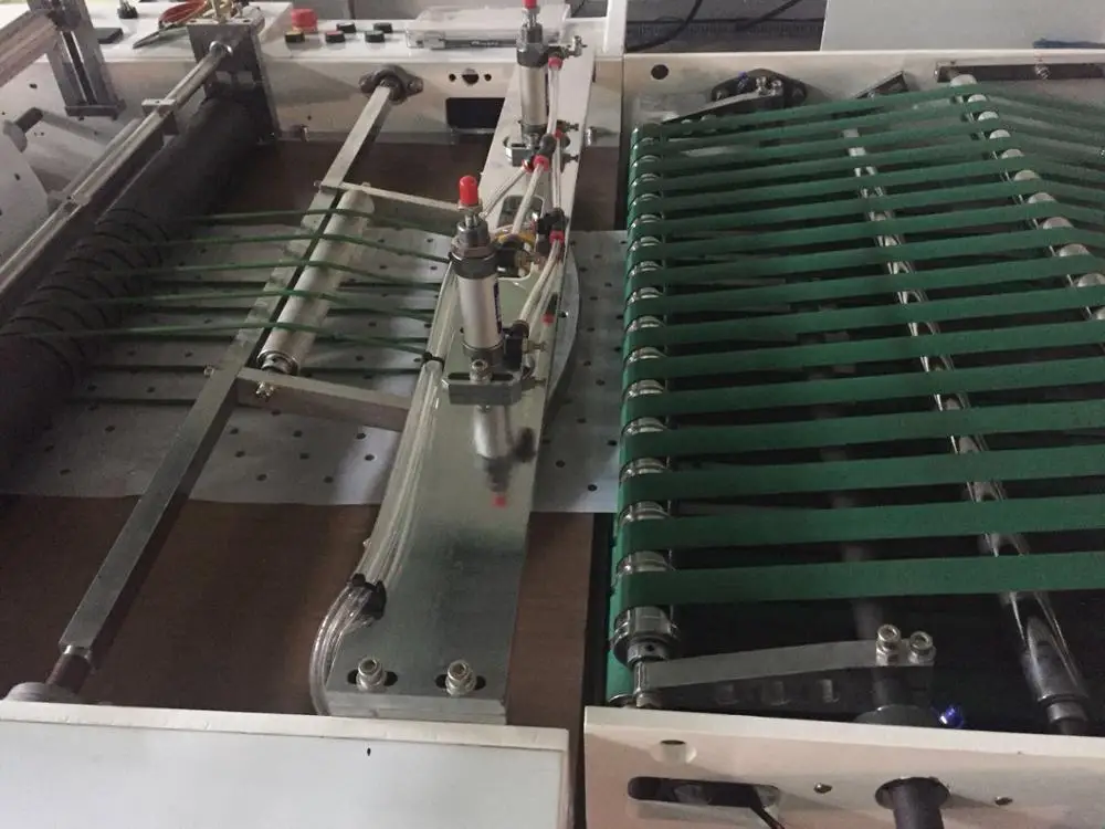 Automatic plastic LLDPE  round holes fruit pins perforation banana bag making machine