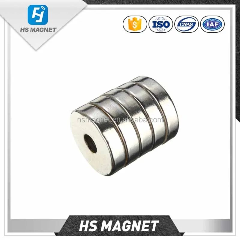 High Quality Disc Neodymium  Disc Magnet with Screw Hole    Rare Earth Neo  Permanent Magnets Disc