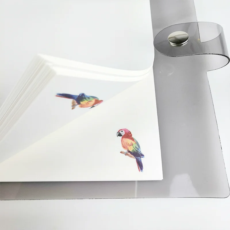 Love note dairy 2019 clear cover 6 ring kawaii stationery notebook travel journal