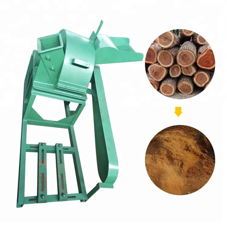 Blade replaceable Environmental protection equipment wood tree branch crushing Chemical waste corner corn cob straw crusher