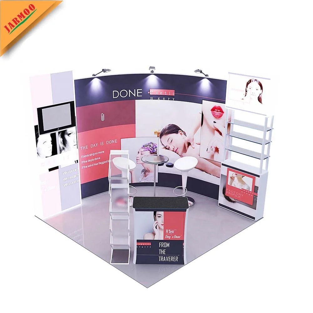 OEM Custom Fast Easy SetUP Modular Flexible Quick Exhibition Stands Displays Booth Stands For New Product Launch Or Event