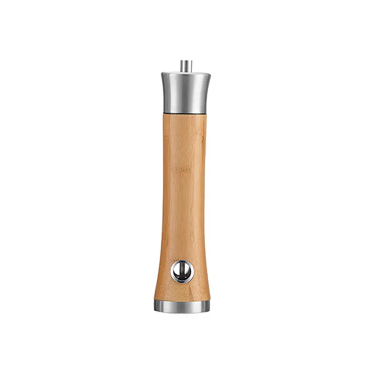 Eco-Friendly Customizable size Manual Bamboo Pepper Grinder