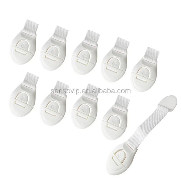 
Drawer Door Cabinet Cupboard Toilet Safety Locks Baby Kids Safety Care Plastic Locks Straps Infant Baby Protection 