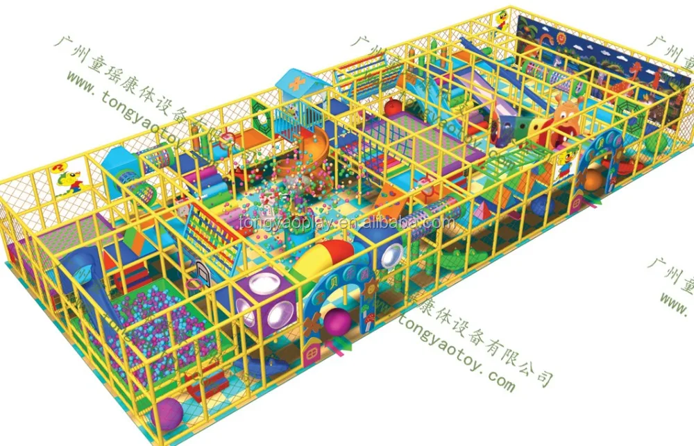 Indoor playground type and soft playground material soft play whole sale