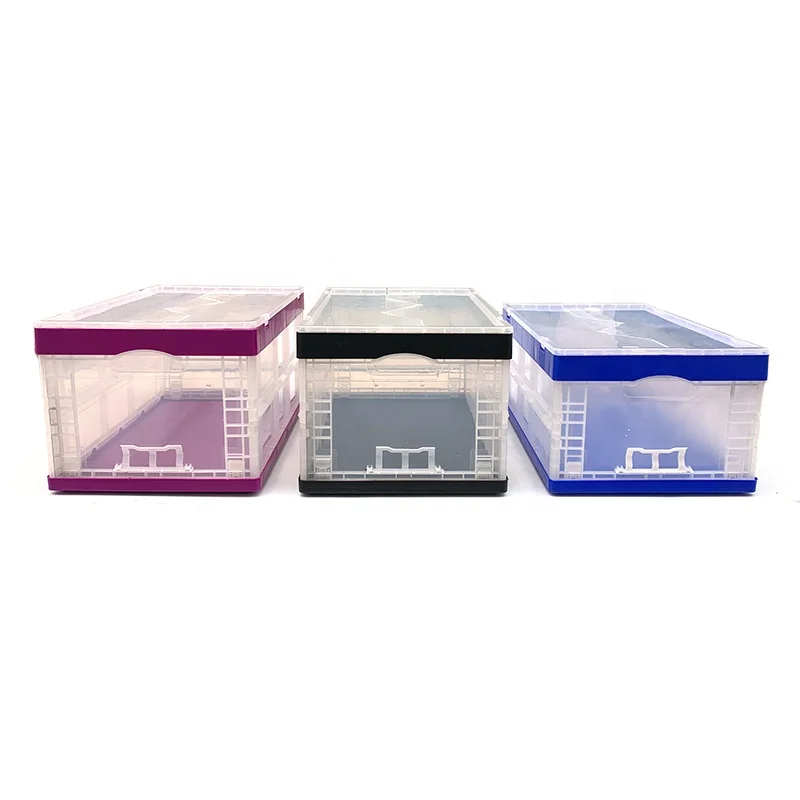 
Storage box and box moving plastic collapsible container PP collapsible plastic collapsible storage container crates 