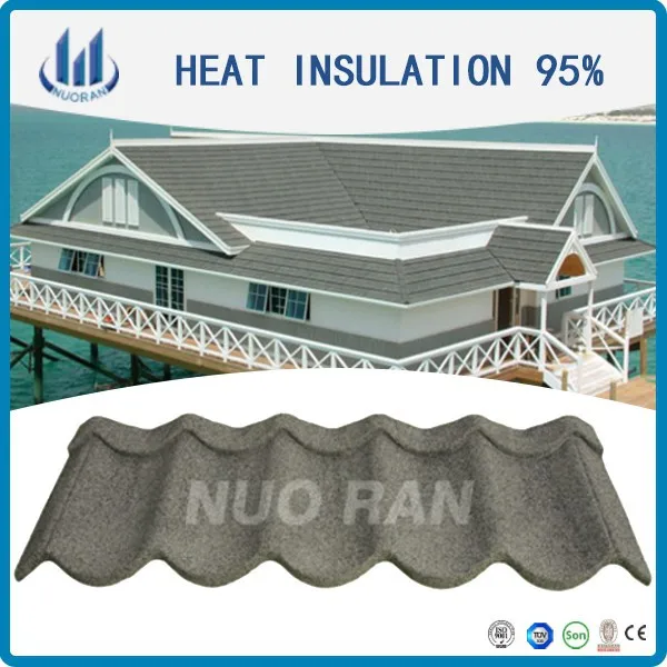 Sand Coated Metal Roofing Tiles Lowgles Roof Tile for house using Price Shingle