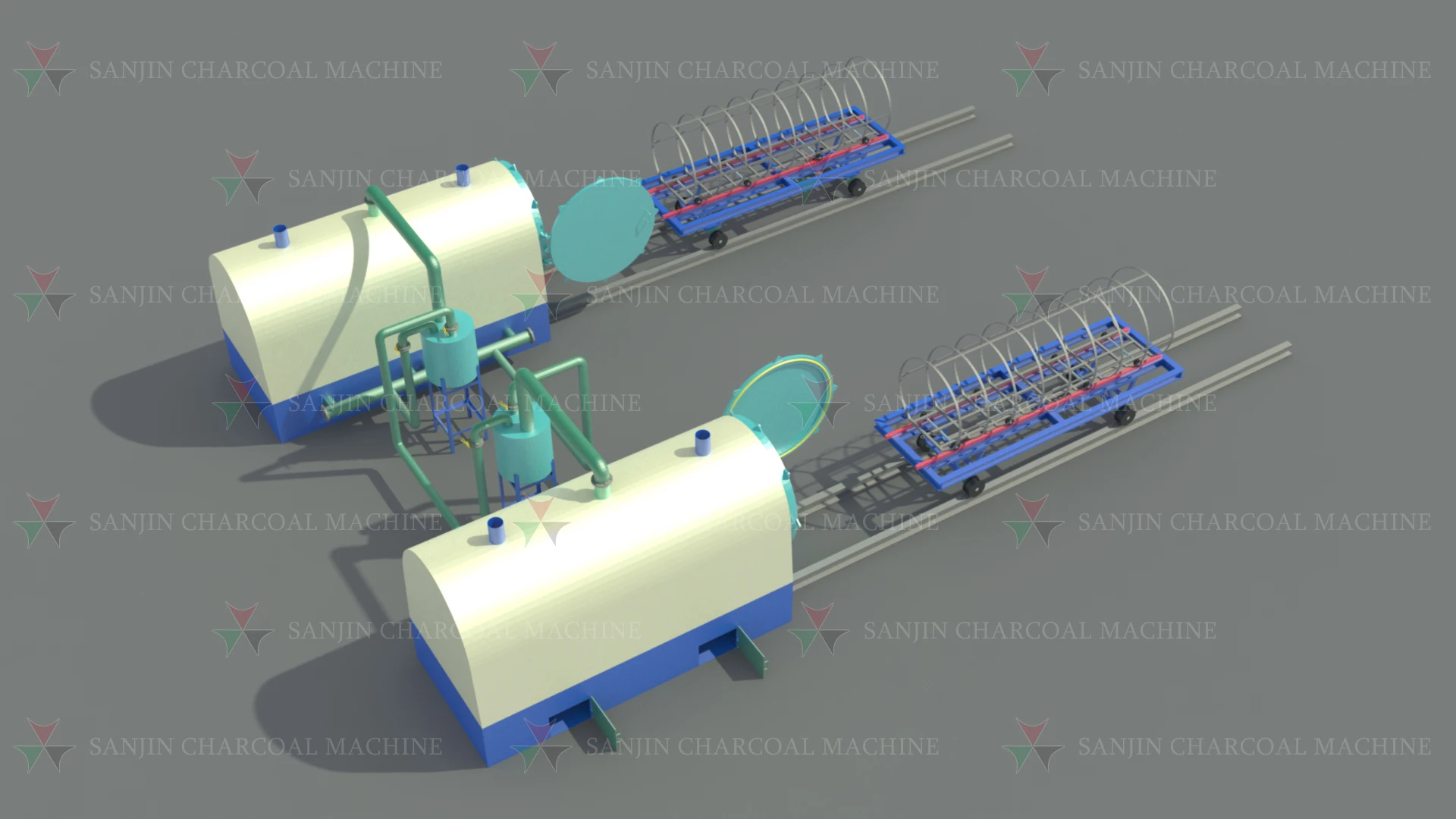 Сушильная машина для кокосового дерева, сушилка для всех видов древесного угля, овощей и фруктов, оригинальный дизайн