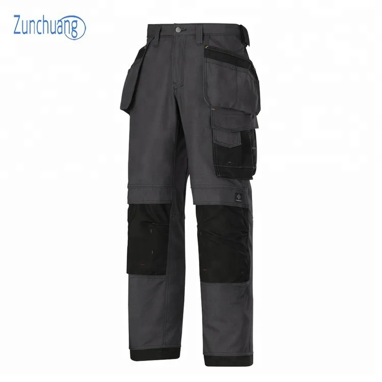 TC and cotton bleach resistant cargo work pants Workwear construction pants