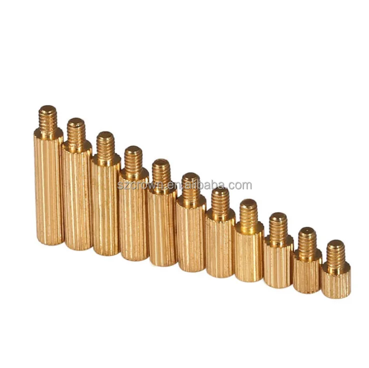 Customized M2.5M3M4M5M6M8M10 304 316 Stainless Steel nylon Aluminum Brass Round and Hex Threaded PCB Male Female Spacer Standoff