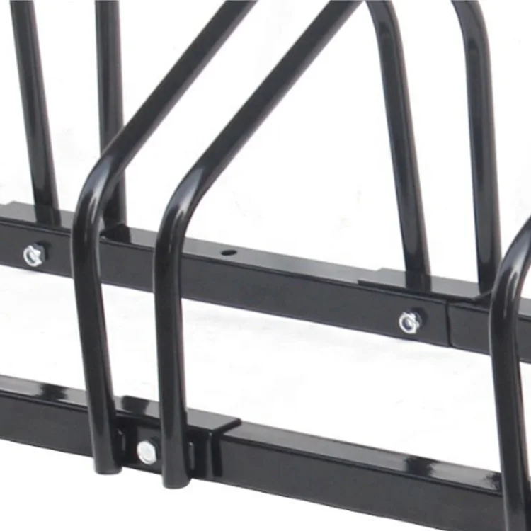 Wholesale Custom Outdoor 6 Slots Steel Bicycle Floor Stand Bike Rack