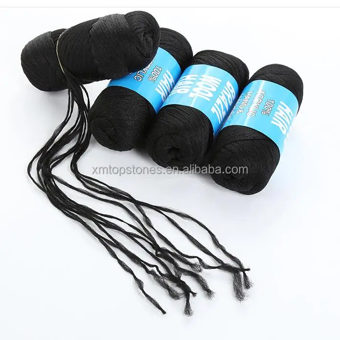 High quality 100% colorful polypropylene/pp thread yarn 70g for Africa market wig hair