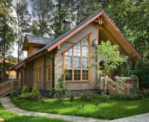 Деревянные домики модульный деревянный дом с чердак на