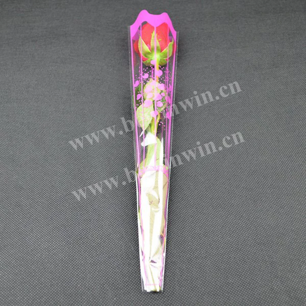 Customized opp plastic floral packaging Flower Sleeve Bag
