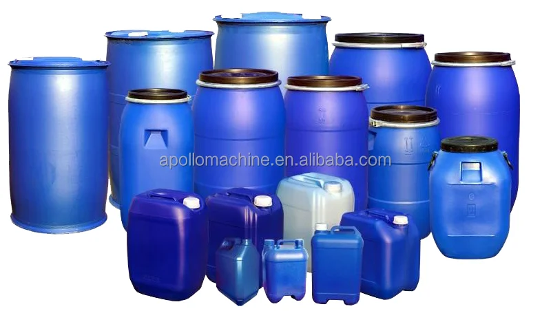 200L extrusion Blue blow moulding Plastic Drum for chemical industry 200L blow mold Pails,200L blow mold Barrels