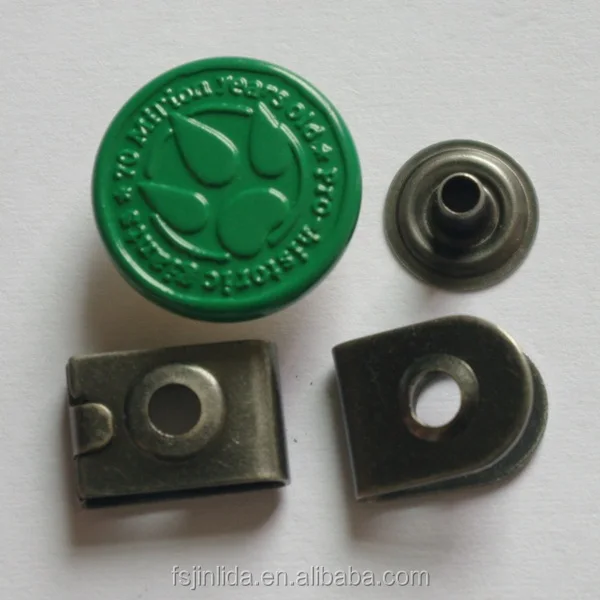 
hot sale 17mm painting denim metal garment hook and eye for trousers 