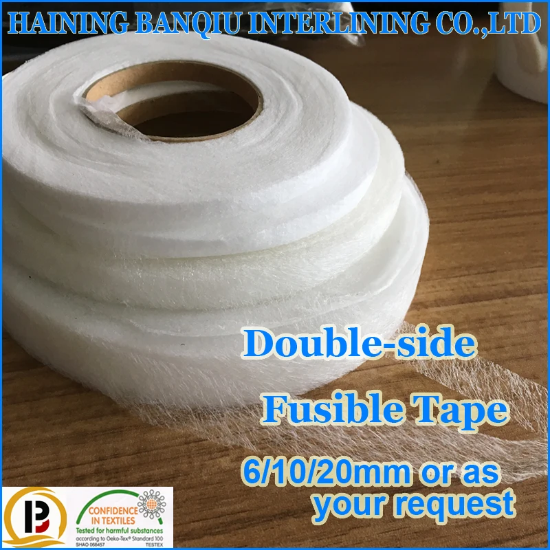 Chinese supplier non woven fusible interlining stocklot adhesive tape