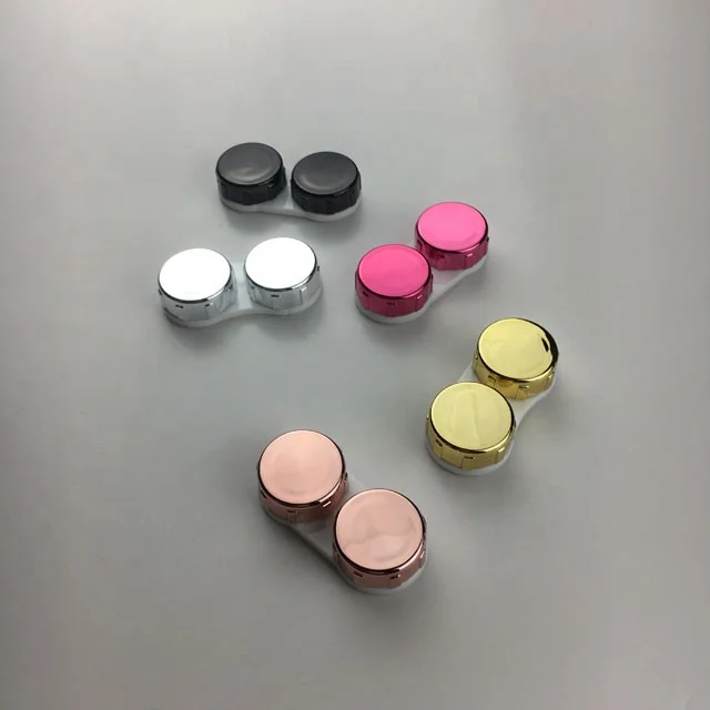 Eyekan Silver nice contact lens case could printing LOGO  CL-M002