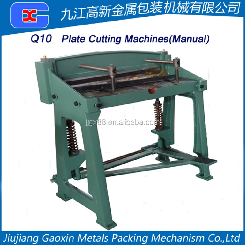 Plate Cutting Tinplate Metal Sheet Cutting Machinery Cutter Machine for cans