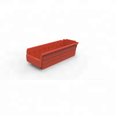 plastic storage warehouse shelf tray bin