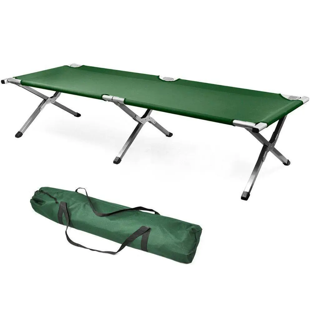  Складная кровать для кемпинга Cot Green портативная в Военном