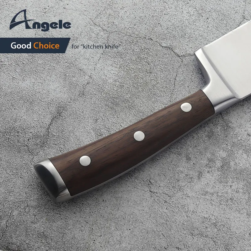 
8inch Kitchen Chef Knife German 1.4116 Steel with Mahogany wood handle 