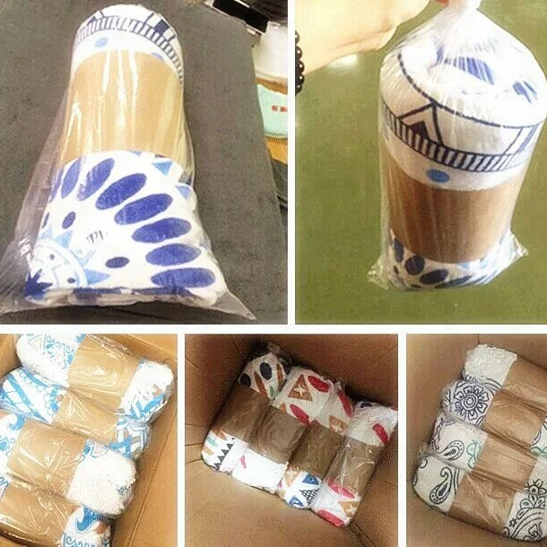 
Microfiber customized photo printed round beach towels with tassels 