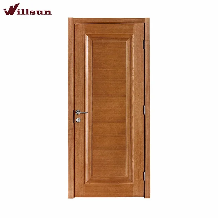 China factory kerala door designs India house gate solid nature teak wood main door price