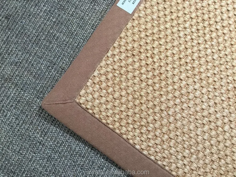 Ковер из сизаля с узором в елочку, экологически чистый и устойчивый к пятнам ковер