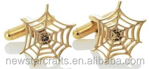 Factory direct custom metal cufflinks shnny gold deer shape cufflinks