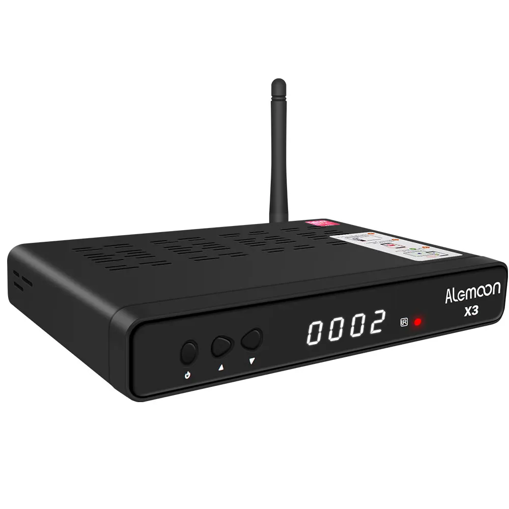 Alemoon X3 DVB-T2 H.265 HEVC приемника IPTV поддержка tubicast Встроенный Wi-Fi