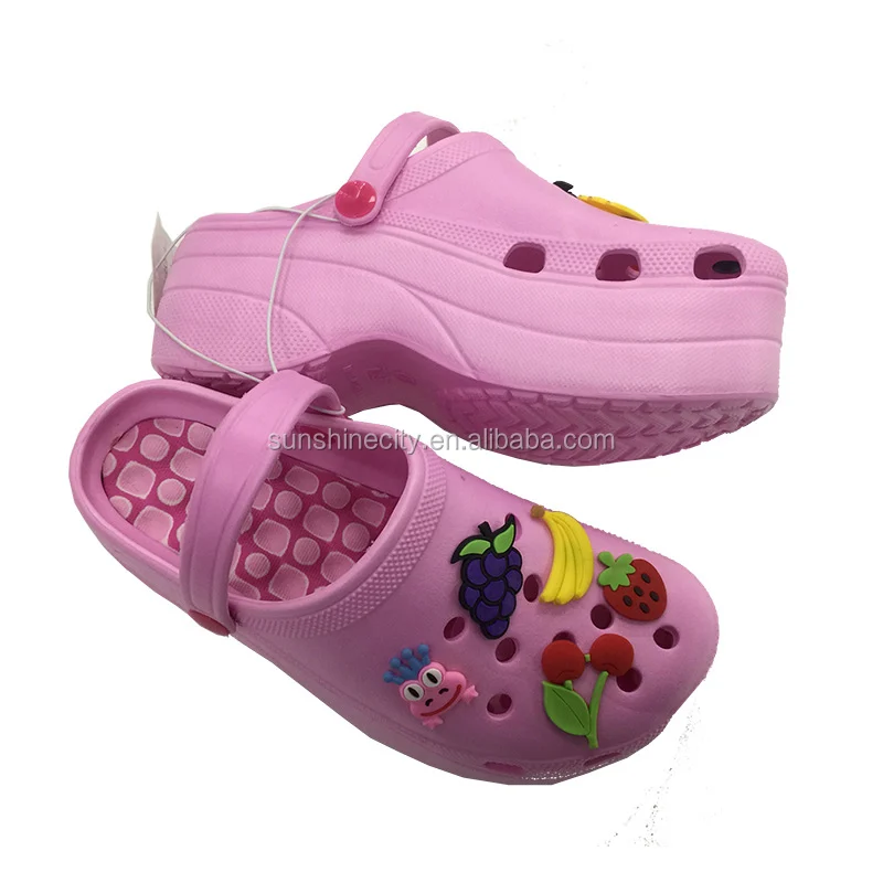 High Heel Clog Sandals Shoes With Rubber Label
