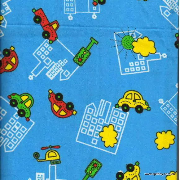 China factory cotton fabric flannel baby fabric