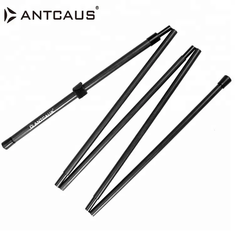 2.1M Carbon Fiber Customized Outdoor Telescopic Adjustable Pole Flexible Camping Camping Tent Poles