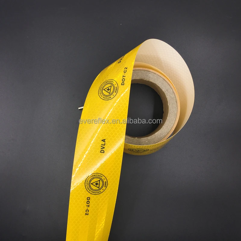 Yellow Color DVLA Reflective Tape for Trailers