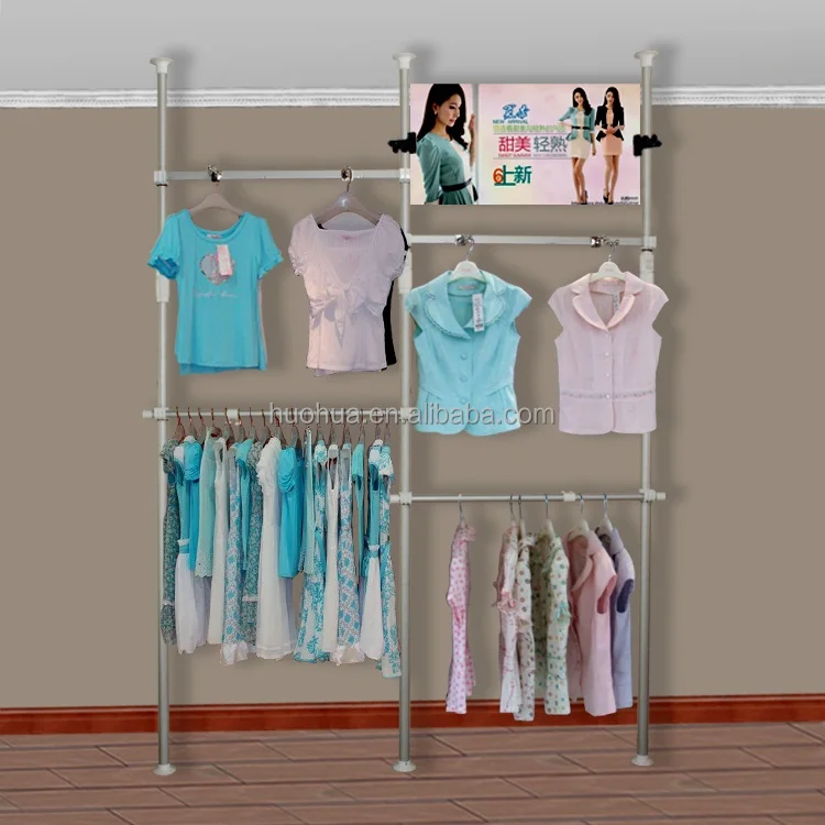 huohua wholesale clothes rack electric ceiling