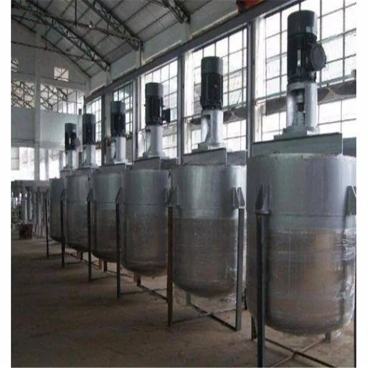 Stainless Steel Caustic Soda Chemical Shampoo Mixing And Storage Tank Innovative Machine Three Jackets