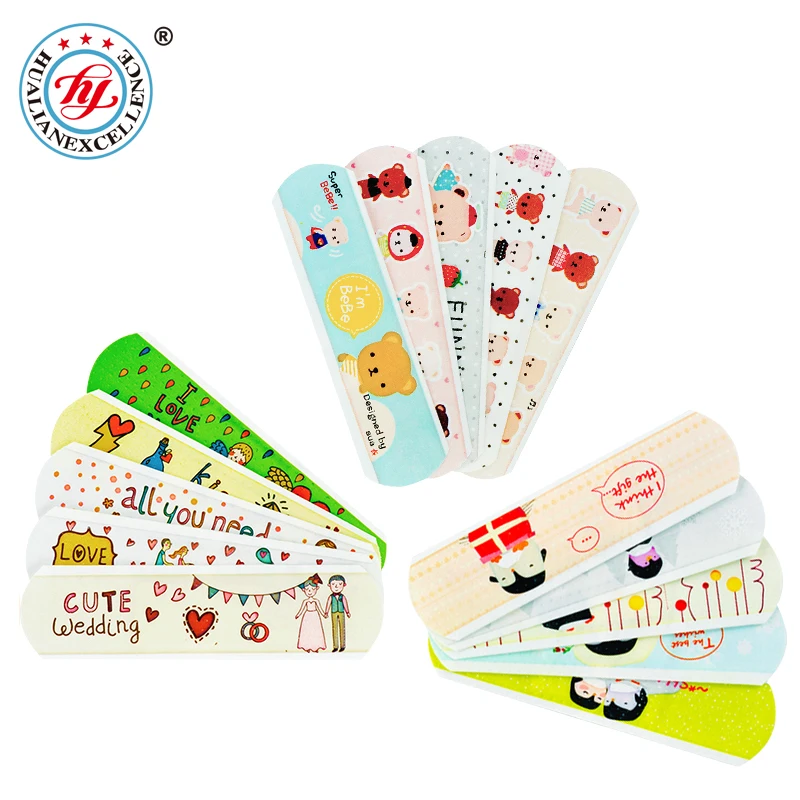 OEM first aid supplies  custom printed band aid colored elastic bandages