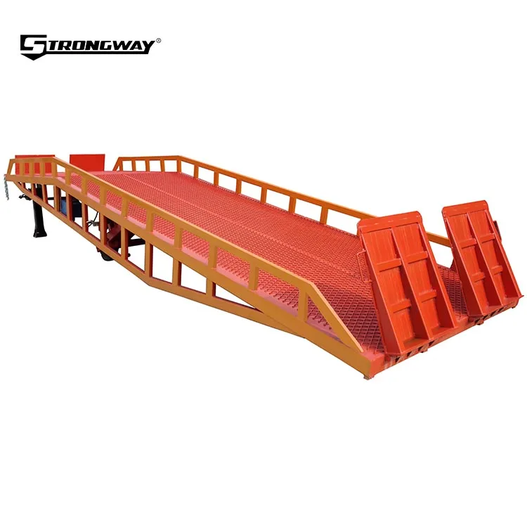 Widely used mobile loading ramp container yard ramp for sale