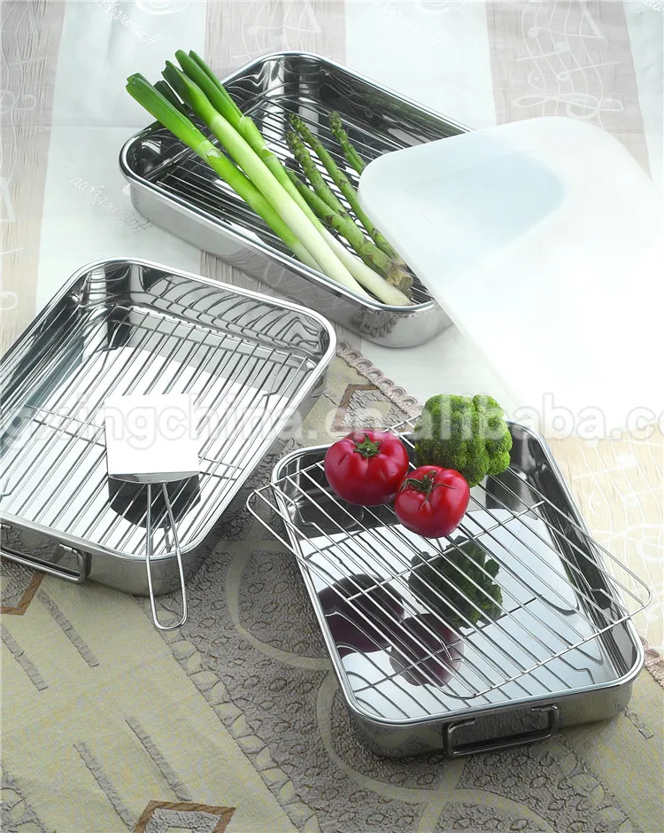 Hot Sale Cookware Roaster Pan Baking Tray Beef Pan Set