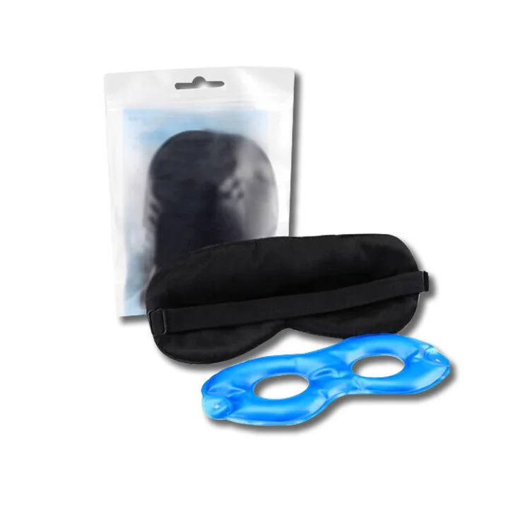 Faactory supplier custom beads  Reusable Freeze Cooling Sleeping Gel Steam Eye Mask